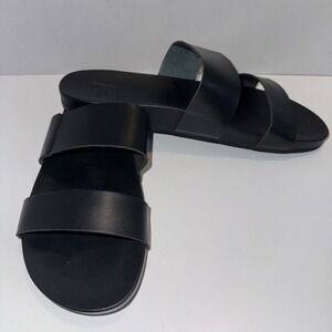 Black Slide Sandals